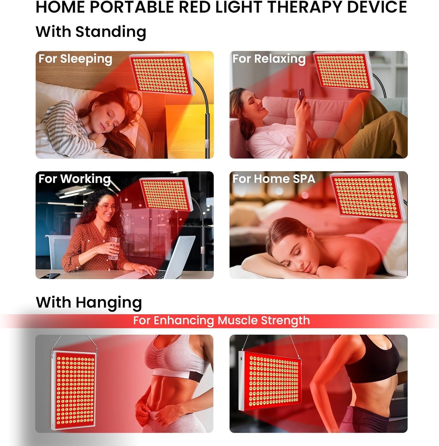 NeoThera Red Light Therapy for Face & Body, Silver